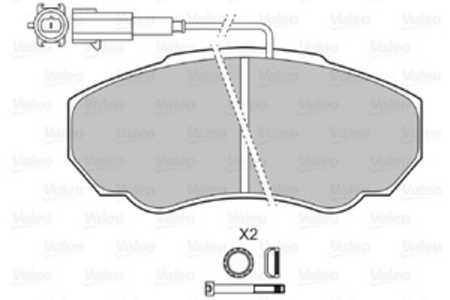 Bromsbeläggsats, Framaxel, citroën,fiat,peugeot, 425242, 4252-42, 425243, 4252-43, 425458, 4254-58, 71752979, 71772526, 7736221