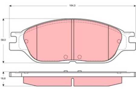 Bromsbeläggsats, Framaxel, ford usa windstar, 3961603, XF22-2007-SA, XF2Z-2001-SA