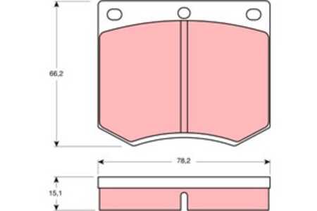 Bromsbeläggsats, Framaxel, ford,hyundai,morgan,triumph,tvr, 113E-2K02-1B, 1540859, 1554550, 1554552, 1565491, 1571247, 1572069,