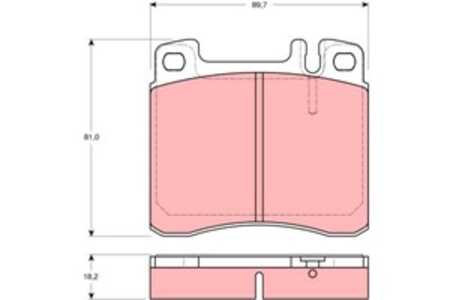 Bromsbeläggsats, Framaxel, mercedes-benz s-klass [w140], 002 420 03 20, 002420032005, 005 420 32 20, A 002 420 03 20, A 005 420