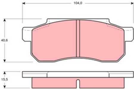 Bromsbeläggsats, Framaxel, honda beat, city halvkombi i, city sedan iv, jazz i, 45022-SA7-000, 45022-SA7-010, 45022SA7011HS, 45