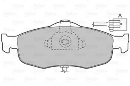 Bromsbeläggsats, Framaxel, ford, 1 652 285, 1073731, 1079347, 1095201, 1096942, 1130759, 1521326, 1652285, 5029147, 6877836, 68