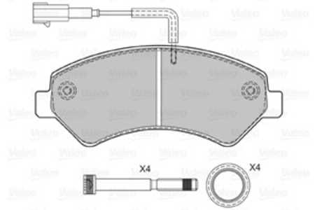 Bromsbeläggsats, Framaxel, citroën,fiat,peugeot, 1607878780, 1607878980, 1623842580, 1623842680, 425373, 4253-73, 425374, 4253-