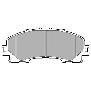 Bromsbeläggsats, Framaxel, infiniti q50, q60 coupé, qx50 ii, nissan x-trail iii, x-trail van, renault koleos ii, 410608710R, D1