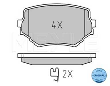 Bromsbeläggsats, Framaxel, suzuki grand vitara i, grand vitara terrängbil öppen i, vitara, vitara cabrio, 55200-65D10, 55200-65