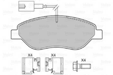 Bromsbeläggsats, Framaxel, alfa romeo mito, fiat bravo ii, stilo, lancia delta iii, 77362093, 77362196, 77364589, 77365188, 773