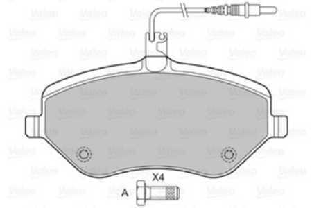 Bromsbeläggsats, Framaxel, citroën c5 iii, c5 break iii, c6, peugeot 407, 407 coupé, 407 sw, 607, 1611334980, 425278, 4252-78, 