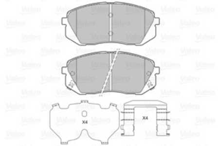 Bromsbeläggsats, Framaxel, hyundai i40 i, i40 cw i, ix35, sonata vi, tucson, kia optima, soul ii, sportage iii, sportage iv, 58