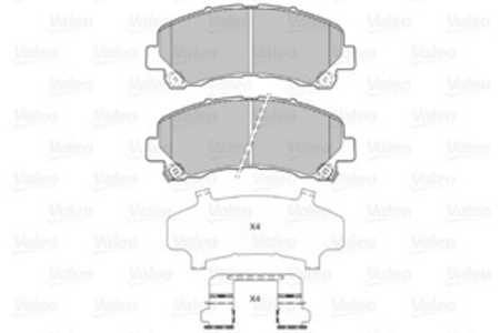 Bromsbeläggsats, Framaxel, isuzu d-max i, d-max ii, d-max flak/chassi i, d-max flak/chassi ii, 8979474660, 8-97947-466-0, 89794