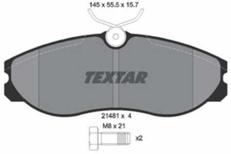 Bromsbeläggsats, Framaxel, ford,ldv,nissan, 1203933, 1495951, 1954459, 1954460, 1956495, 1957042, 1L4J2K021AA, 1L4J2K021AB, 410