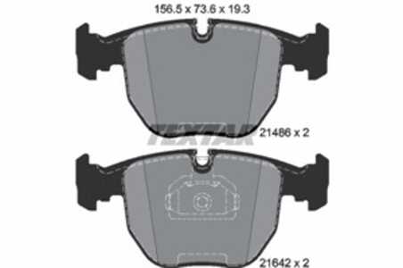 Bromsbeläggsats, Framaxel, alpina b10, b10 touring, bmw 5 [e39], 5 touring [e39], 7 [e38], x5 [e53], 1163307, 1165227, 2157589,