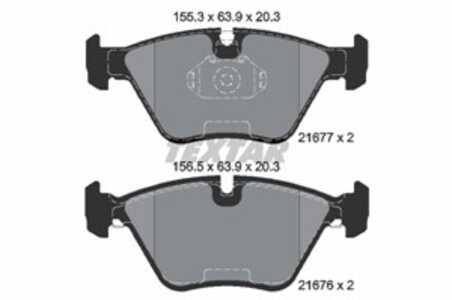 Bromsbeläggsats, Framaxel, bmw 5 [e39], 5 touring [e39], 1163387, 1163953, 1164330, 1164331, 1164627, 2157587, 2157588, 3411116