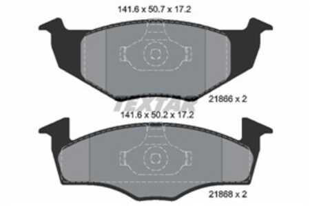 Bromsbeläggsats, Framaxel, seat,skoda,vw, 6N0698151, 6N0698151C, JZW698151E