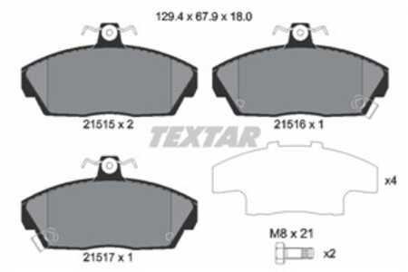 Bromsbeläggsats, Framaxel, chrysler,honda,mg,rover, 45022S6DE01, 45022S6DE50, 45022S6DE51, 45022S74E10, 45022S74E50, 45022SK3E0