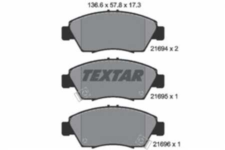 Bromsbeläggsats, Framaxel, honda, 06450S5AE50, 06450S5AG00, 06450S5AJ00, 06450S5BJ00, 06450S7AJ00, 45022504V10, 45022S04V00, 45