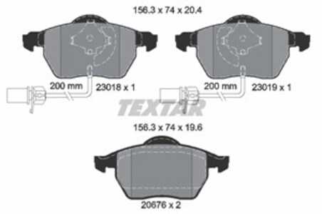 Bromsbeläggsats, Framaxel, audi,seat,skoda,vw, 3BD698151, 4B0698151AB, 4B0698151E, 4B0698151J, 4B0698151M, 4B0698151N, 8E009830