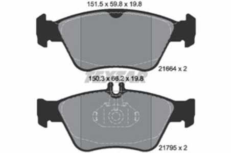 Bromsbeläggsats, Framaxel, mercedes-benz, 0024204420, 0024209620, 0044200220, 004420022067, 0054204720, A0024204420, A002420962