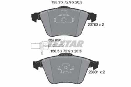 Bromsbeläggsats, Framaxel, audi,seat, 4E0698151F, 4E0698151M, 4E0698151S, 4F0698151A, 8E0698151G, 8E0698151L