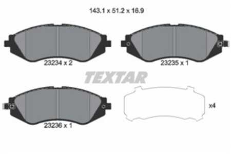 Bromsbeläggsats, Framaxel, chevrolet,daewoo,suzuki, 9007094, 96245178, 96281937, 96319060, 96349059, 96349060, 96405129, 964952