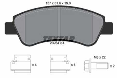 Bromsbeläggsats, Framaxel, citroën,ds,opel,peugeot, 1610489680, 1611140680, 1611293980, 1612293980, 1613192280, 1614005880, 161