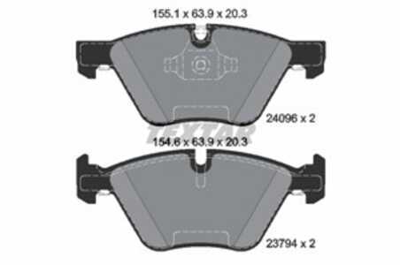 Bromsbeläggsats, Framaxel, bmw, 2288856, 2288857, 34112288856, 34112288857, 34116771972, 34116777772, 34116797859, 6771972, 677