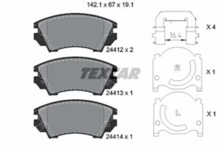 Bromsbeläggsats, Framaxel, chevrolet,opel,saab,vauxhall, 13237751, 1605186, 1605232, 1605265, 1605317, 1605434, 22786292, 22959