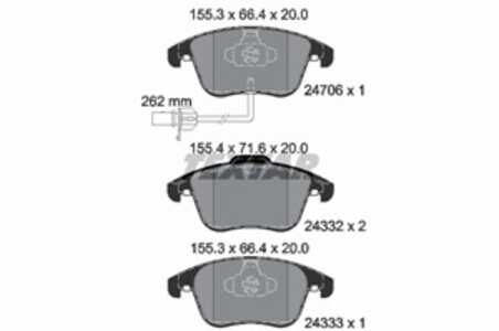 Bromsbeläggsats, Framaxel, audi a4 allroad b8, a4 b8, a4 b8 avant, a5, a5 cabriolet, a5 sportback, 8K0098301F, 8K0698151A, 8K06