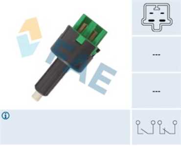 Bromsljuskontakt, citroën,mitsubishi,peugeot, 16 076 799 80, 16.076.799.80, 4534 56, 4534.56, 8614A018, 8614A049, 8641A183, MR-