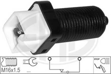 Bromsljuskontakt, peugeot 405 i, 405 break i, 505, 505 break, 605, 4534 09, 4534 15