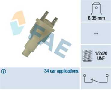 Bromsljuskontakt, land rover,rover, 13H 3735, 71240568, SLS-286