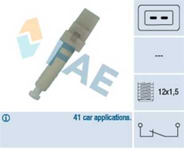 Bromsljuskontakt, audi 100 c3 avant, 100 c3 sedan, 811 945 513, 857 945 515 A, SLS-126