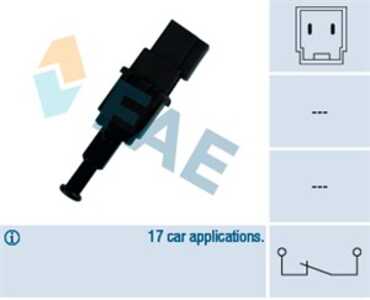 Bromsljuskontakt, nissan micra ii, primera, primera hatchback, primera traveller, 25320-70J00