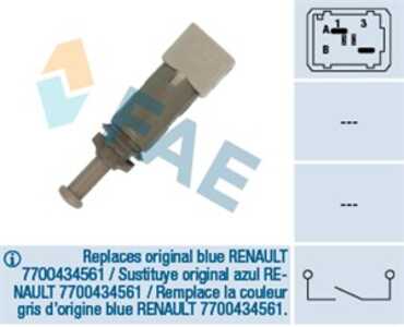 Bromsljuskontakt, mitsubishi,nissan,opel,renault,smart,vauxhall, 25320-00QAC, 25320-00QAD, 4408512, 4545450314, 77 00 431 512, 