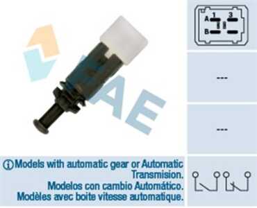 Bromsljuskontakt, mitsubishi,nissan,opel,renault,smart,vauxhall, 06 36 800, 09112452, 093171423, 11 31 2 247 333, 25320-00QAA, 