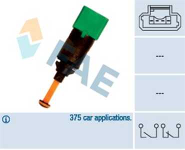 Bromsljuskontakt, citroën,fiat,lancia,peugeot, 16.064.804.80, 4534.48, 4534.63, 4534.65, 9150103780, 96.506.884.80, 96.656.023.