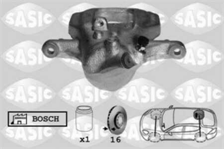 Bromsok, Bakaxel höger, mercedes-benz,vw, 0034207283, 2E0615406B, 2E0615424, A0034207283