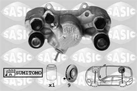 Bromsok, Bakaxel höger, toyota yaris verso, 4773052030, 4773052031