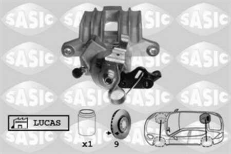 Bromsok, Bakaxel höger, audi,seat,skoda,vw, 1J0615424B, 86811-1Y000, 8N0615424A