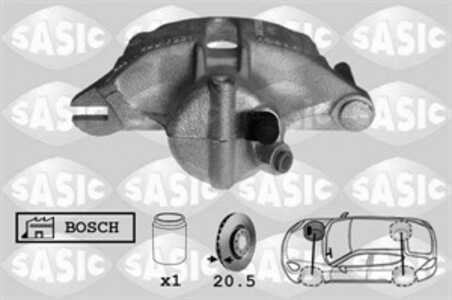 Bromsok, framaxel höger, renault kangoo, kangoo express, 7701205626, 7701206001, 7701207787