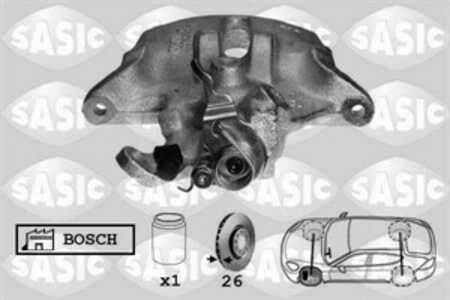 Bromsok, framaxel vänster, citroën c5 i, c5 ii, c5 iii, c5 break i, c5 break ii, c5 break iii, 4400L6