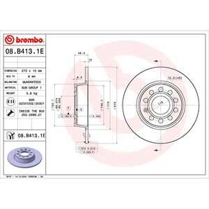 Bromssats, Skivbroms, Bakaxel, vw golf vii, 1K0615601AA, 5Q0615601D, 5Q0698451AD, 5Q0698451C, 5Q0698451N, 5Q0698451Q, 5QD698451