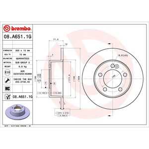 Bromssats, Skivbroms, Bakaxel, nissan,opel,renault,vauxhall