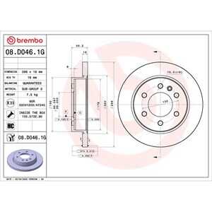 Bromssats, Skivbroms, Bakaxel, mercedes-benz, 9074208101, 9074208600, 9104203700, 9104207300, A9074208101, A9074208600, A910420