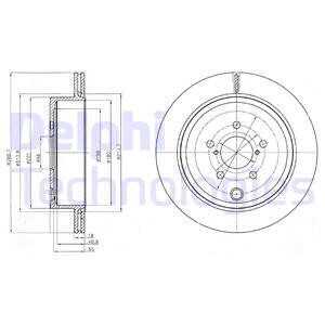 Bromsskiva, Bakaxel, subaru brz, legacy v, legacy kombi v, outback, 26700-AJ010