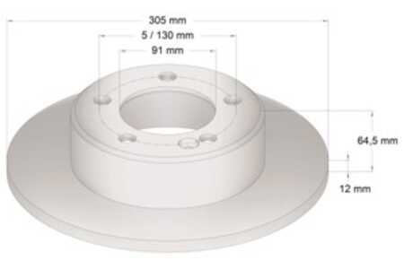 Bromsskiva, Bakaxel, nissan,opel,renault,vauxhall, 4320 600 Q0B, 4320 640 87R, 44 21 080, 93168847