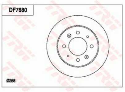 Bromsskiva, Bakaxel, kia cerato halvkombi i, cerato sedan i, 584112F100, 58411-2F100, 58411-2F300