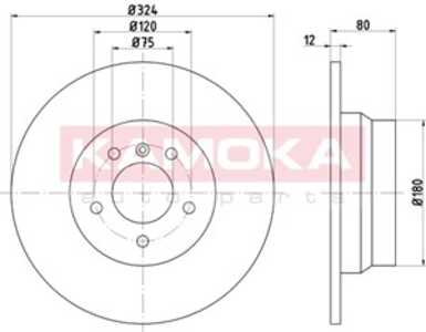 Bromsskiva, Bakaxel, bmw x5 [e53], 1164911, 34 21 1 164 911, 34 21 6 765 458, 34 21 6 794 299, 34 21 6 859 678, 34216859678, 67