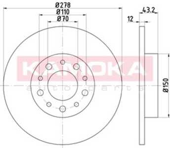 Bromsskiva, Bakaxel, alfa romeo 159, 159 sportwagon, brera, giulietta, spider, 46843610, 51760273, 51767377, 51767378, 51963547