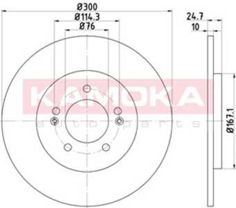 Bromsskiva, Bakaxel, hyundai i40 i, i40 cw i, 584113Z700, 58411-3Z700