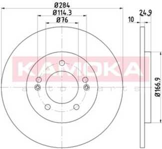 Bromsskiva, Bakaxel, hyundai i40 i, i40 cw i, 584113Z100, 58411-3Z100